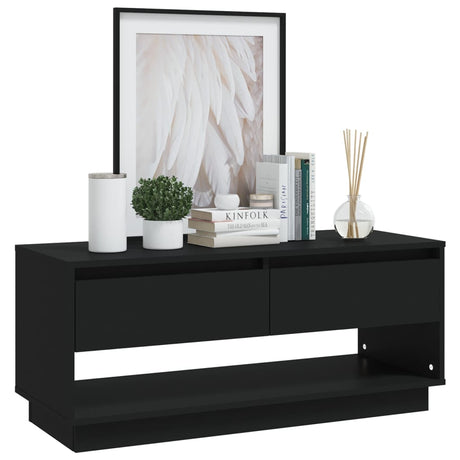 Tv Cabinet 102X41X44 Cm Engineered Wood