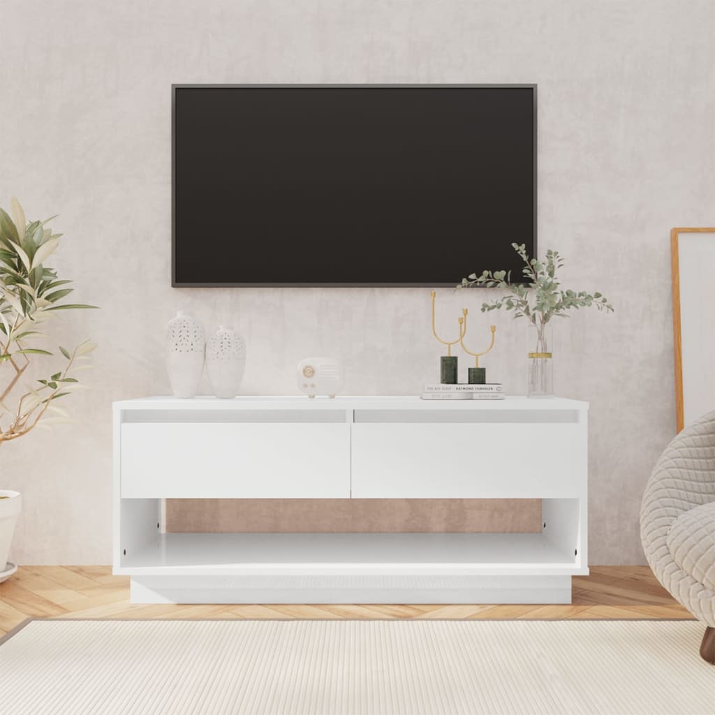 Tv Cabinet 102X41X44 Cm Engineered Wood