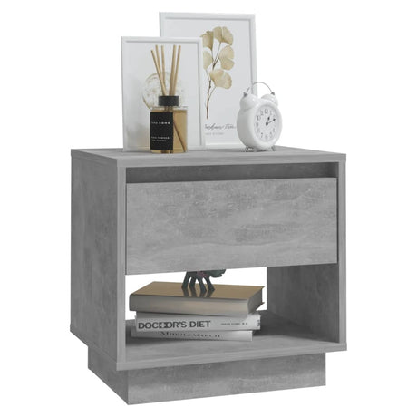 Bedside Cabinet 45X34X44 Cm Engineered Wood
