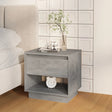 Bedside Cabinet 45X34X44 Cm Engineered Wood