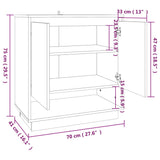 Sideboard 70X41X75 Cm Engineered Wood