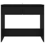 Console Table Black 89x41x76.5 cm Steel