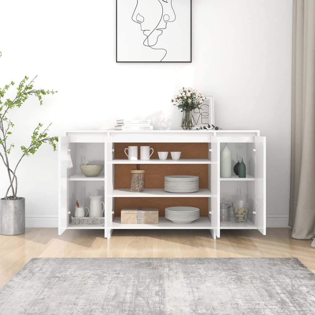 Sideboard 135X41X75 Cm Engineered Wood