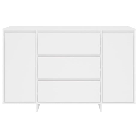 Sideboard With 3 Drawers 120X41X75 Cm Engineered Wood