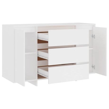 Sideboard With 3 Drawers 120X41X75 Cm Engineered Wood