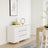 Sideboard With 3 Drawers 120X41X75 Cm Engineered Wood