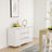 Sideboard With 3 Drawers 120X41X75 Cm Engineered Wood
