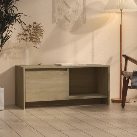Tv Cabinet 90X35X40 Cm Engineered Wood