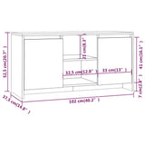 Tv Cabinet 102X37.5X52.5 Cm Engineered Wood