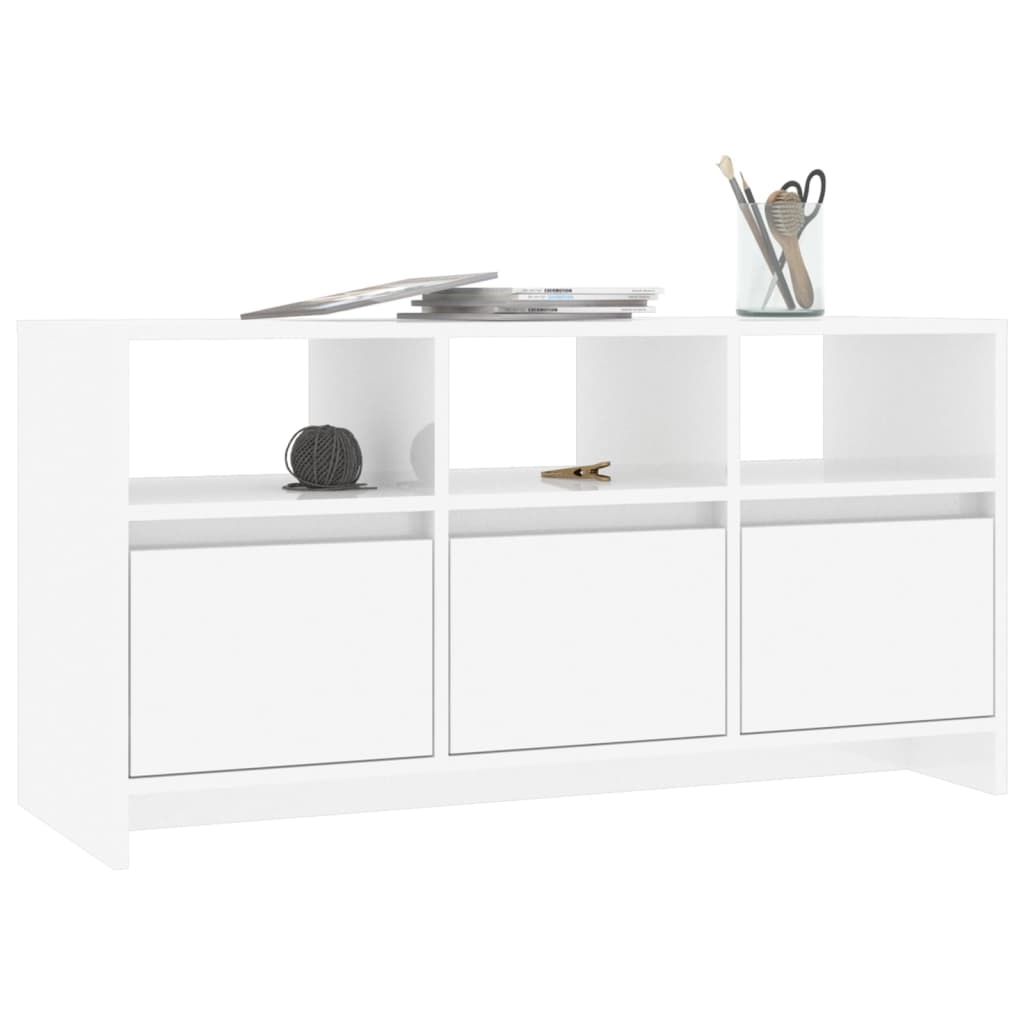 Tv Cabinet 102X37.5X52.5 Cm Engineered Wood