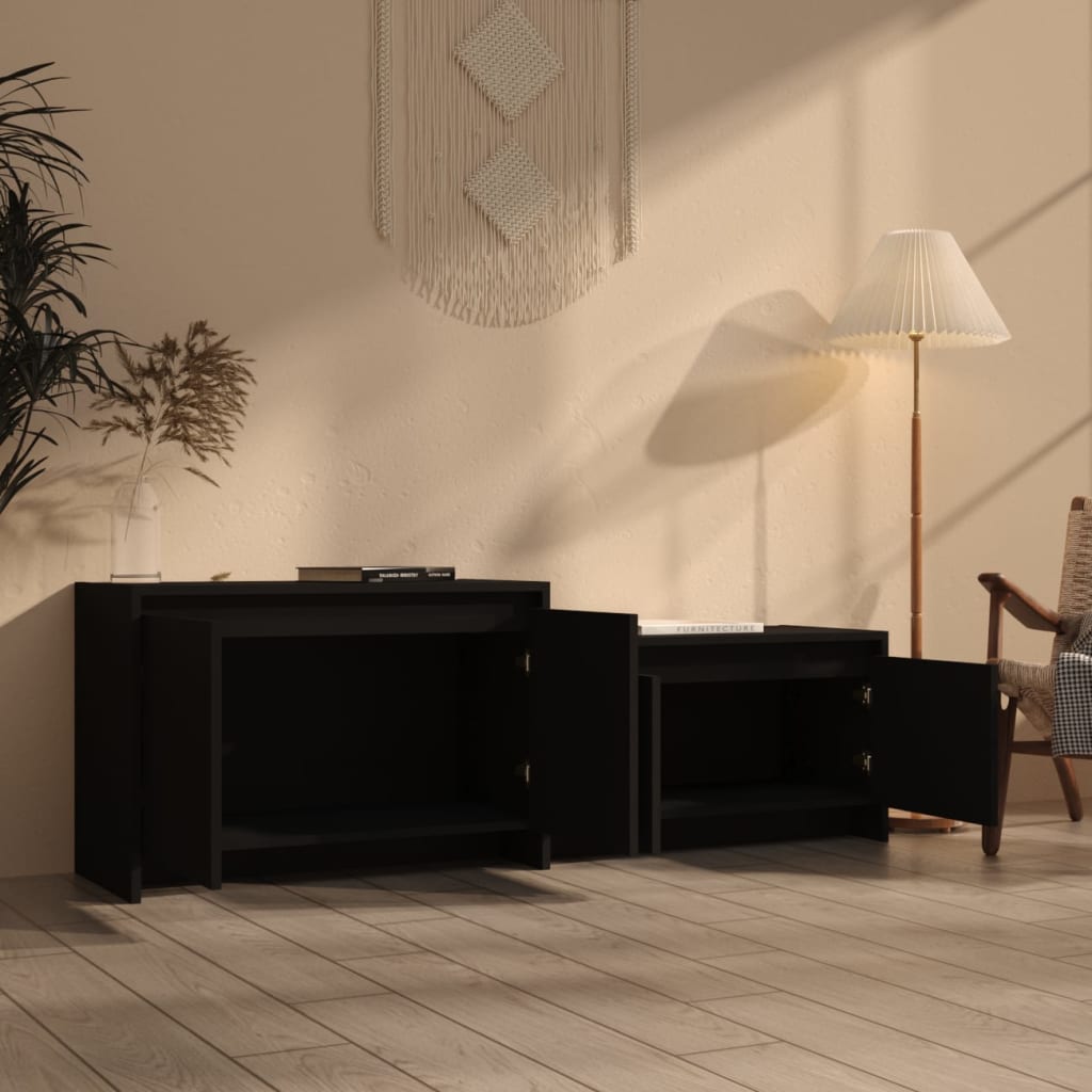 Tv Cabinet 146.5X35X50 Cm Engineered Wood