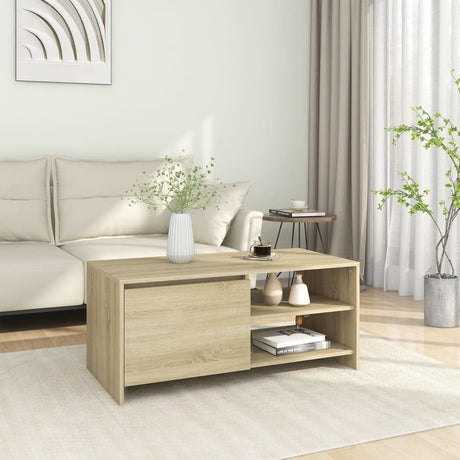 Coffee Table 102X50X45 Cm Engineered Wood