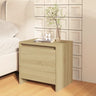 Bedside Cabinet 45X34X44.5 Cm Engineered Wood