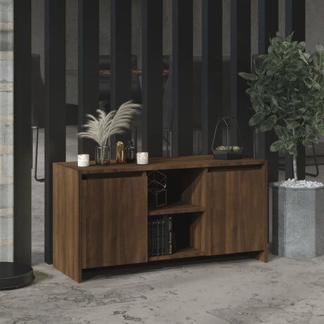 Tv Cabinet 102X37.5X52.5 Cm Engineered Wood