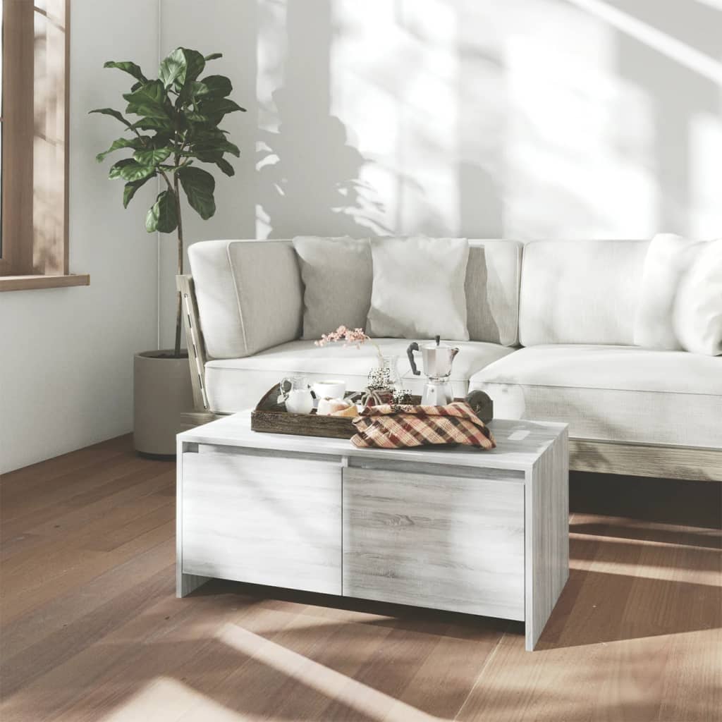 Coffee Table 90X50X41.5 Cm Engineered Wood