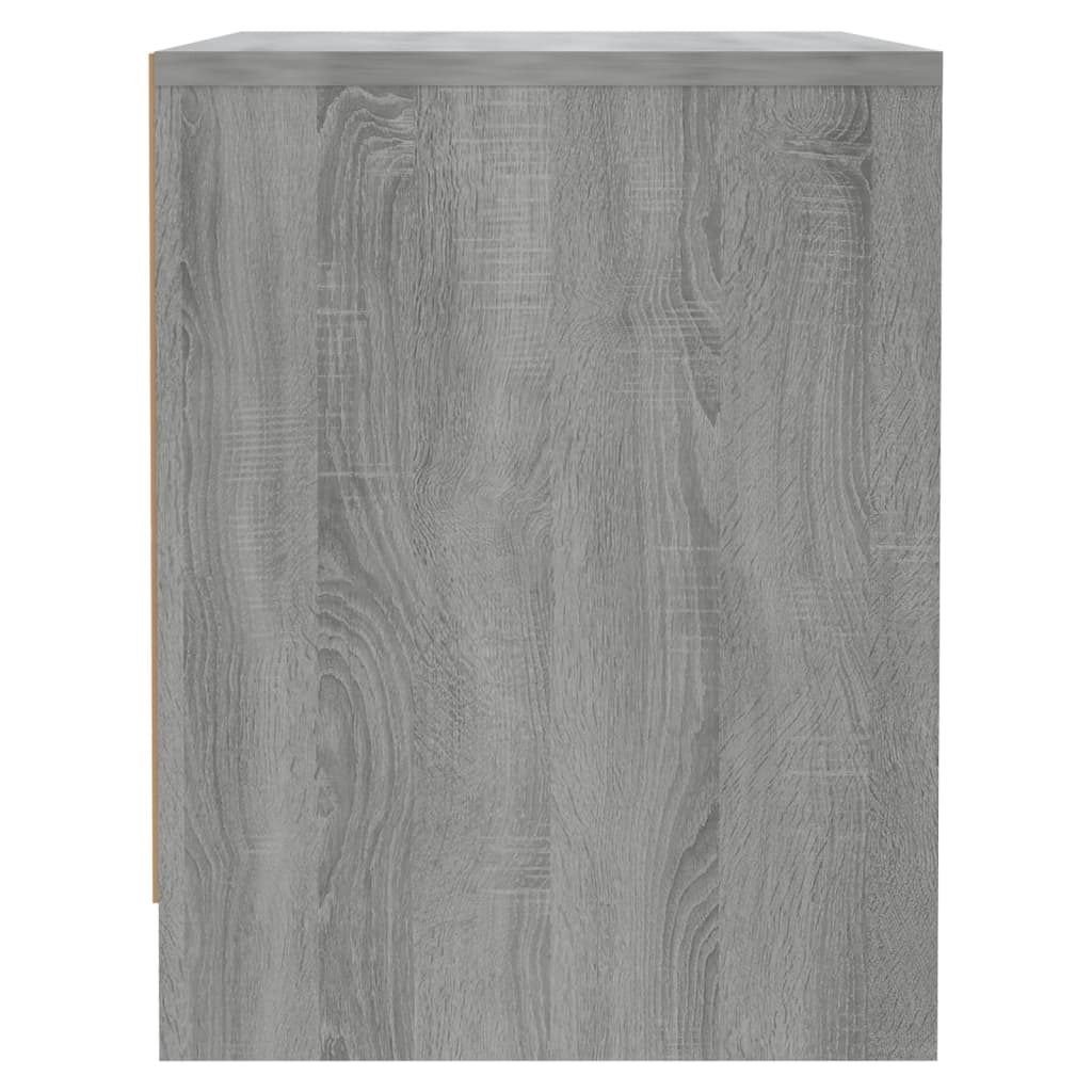 Bedside Cabinet 45X34X44.5 Cm Engineered Wood