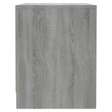 Bedside Cabinet 45X34X44.5 Cm Engineered Wood