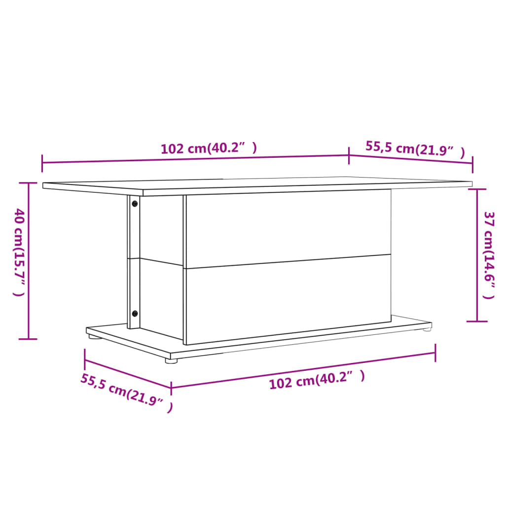 Coffee Table Engineered Wood