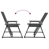 2-Seater Garden Bench 165 Cm Black Steel