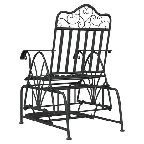 Glider Bench 61 Cm Black Steel