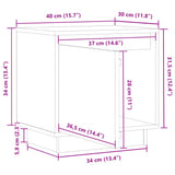 Bedside Cabinets 2 Pcs 40X30X40 Cm Solid Wood Pine