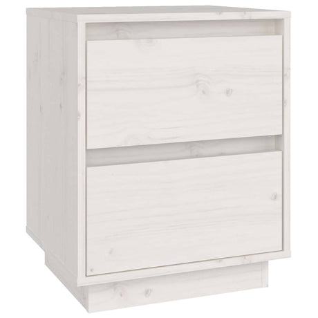 Bedside Cabinet 40X35X50 Cm Solid Wood Pine