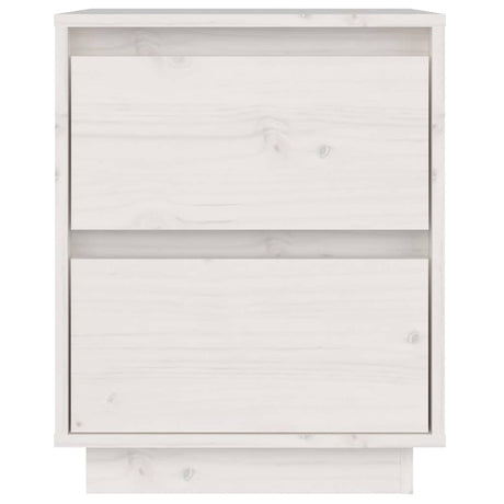 Bedside Cabinet 40X35X50 Cm Solid Wood Pine