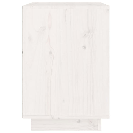 Bedside Cabinet 40X35X50 Cm Solid Wood Pine