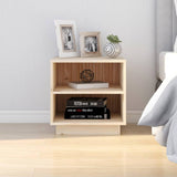 Bedside Cabinet 40X34X40 Cm Solid Wood Pine
