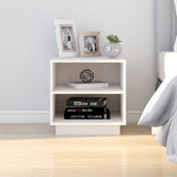Bedside Cabinet 40X34X40 Cm Solid Wood Pine