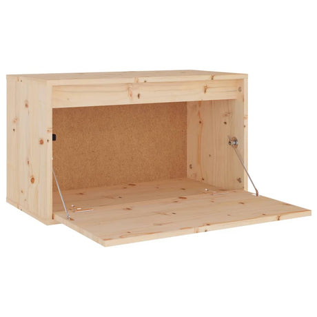 Wall Cabinet 60X30X35 Cm Solid Pinewood