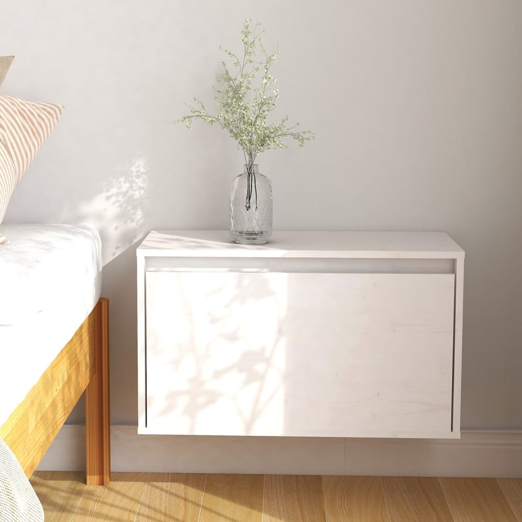 Wall Cabinet 60X30X35 Cm Solid Pinewood