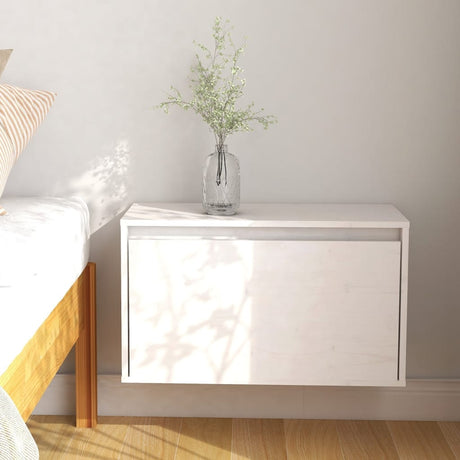 Wall Cabinet 60X30X35 Cm Solid Pinewood