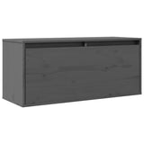 Wall Cabinet 80X30X35 Cm Solid Wood Pine