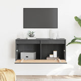 Wall Cabinet 80X30X35 Cm Solid Wood Pine