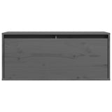 Wall Cabinet 80X30X35 Cm Solid Wood Pine