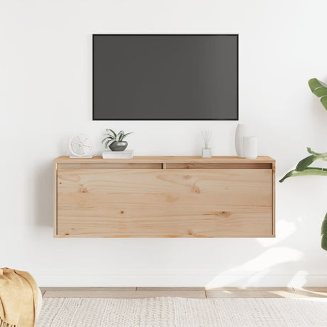 Wall Cabinet 100X30X35 Cm Solid Wood Pine