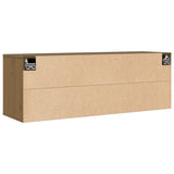 Wall Cabinet 100X30X35 Cm Solid Wood Pine