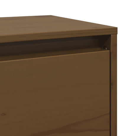 Wall Cabinet 100X30X35 Cm Solid Wood Pine