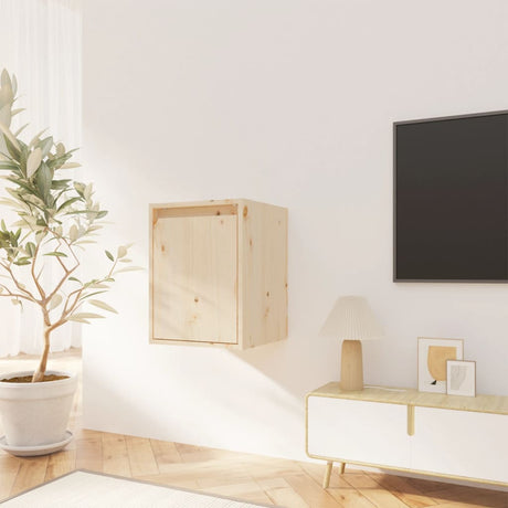 Wall Cabinet 30X30X40 Cm Solid Wood Pine