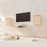 Wall Cabinet 30X30X40 Cm Solid Wood Pine