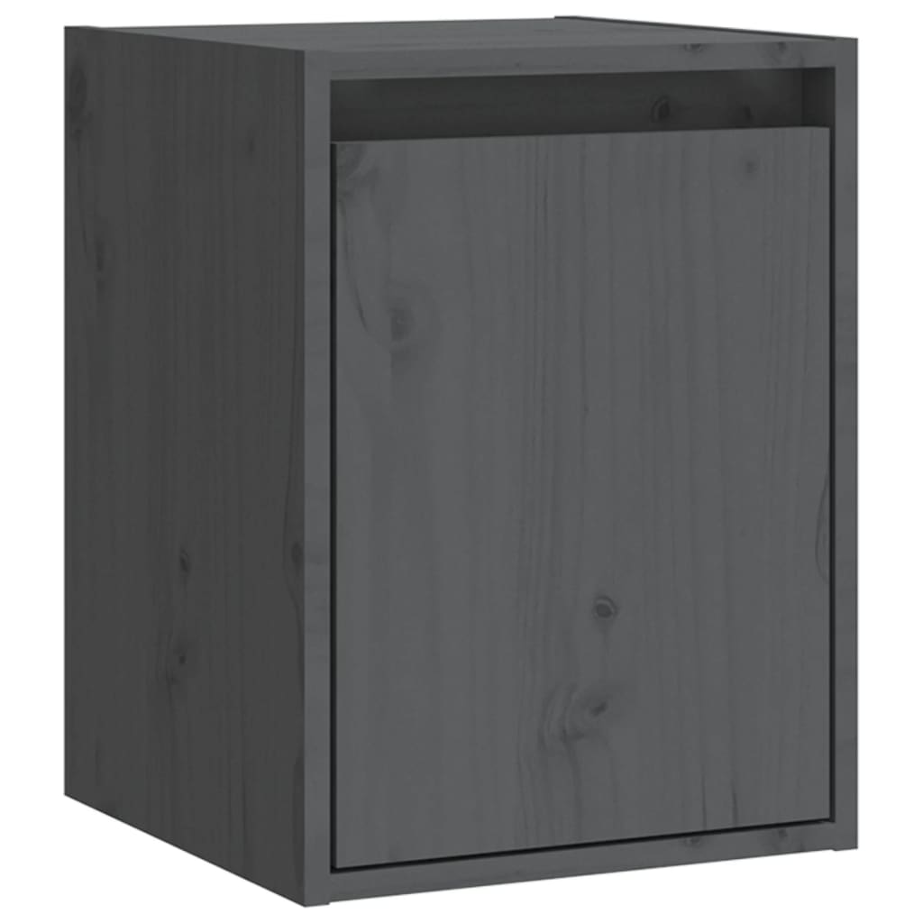 Wall Cabinet 30X30X40 Cm Solid Wood Pine