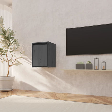 Wall Cabinet 30X30X40 Cm Solid Wood Pine