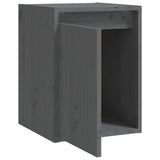 Wall Cabinet 30X30X40 Cm Solid Wood Pine