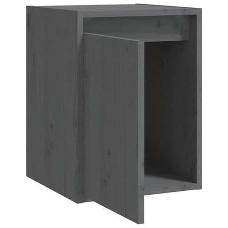 Wall Cabinet 30X30X40 Cm Solid Wood Pine