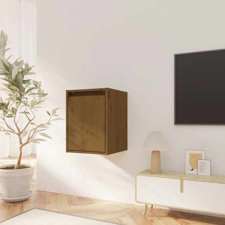 Wall Cabinet 30X30X40 Cm Solid Wood Pine