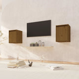 Wall Cabinet 30X30X40 Cm Solid Wood Pine