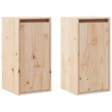 Wall Cabinets 2 Pcs 30X30X60 Cm Solid Wood Pine
