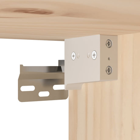 Wall Cabinets 2 Pcs 30X30X60 Cm Solid Wood Pine