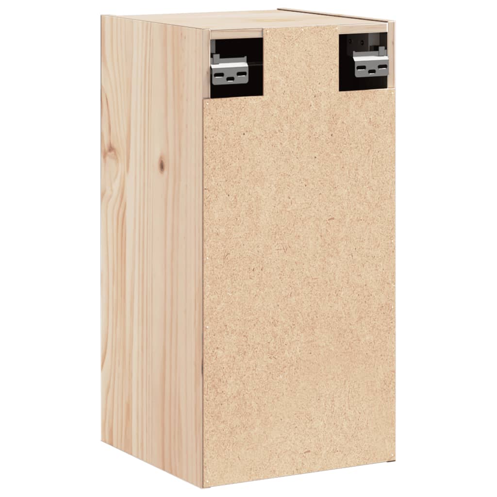 Wall Cabinets 2 Pcs 30X30X60 Cm Solid Wood Pine